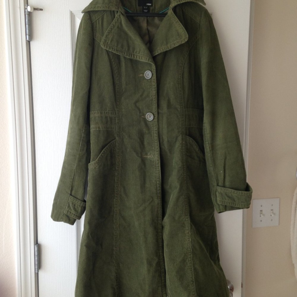 Corduroy coat for women